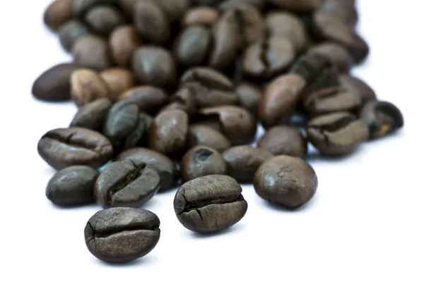 Aglomerado de grãos de café — Fotografia de Stock