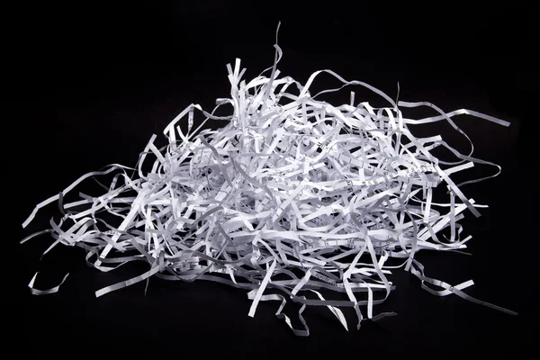 Isolated Shredded Paper — Stock Photo, Image