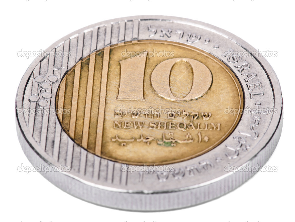 Isolated 10 Shekels - Tails High Angle