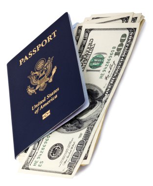 ABD pasaportu ve nakit