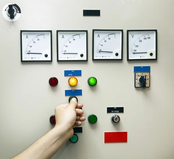 Electricity Control and Monitor — Stock Photo, Image