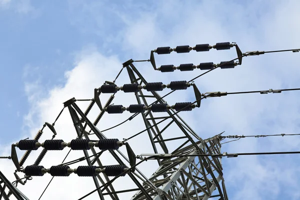 Elektriciteit pyloon detail — Stockfoto