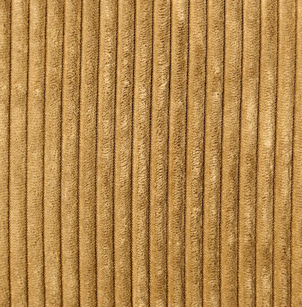 Texture de tissu de velours côtelé - Marron clair — Photo