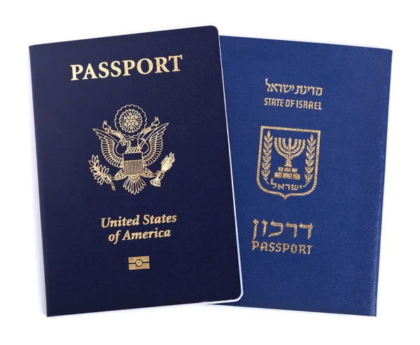 Double Nationality - American and Israeli — Stock Photo, Image