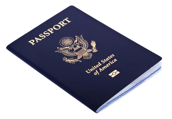 Pasaporte americano aislado — Foto de Stock