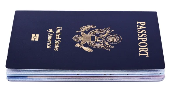 Pasaporte americano aislado — Foto de Stock