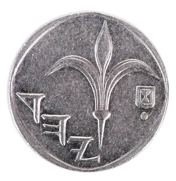 Isolated 1 Shekel - Heads Frontal — Stock Photo, Image