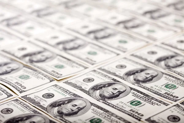 USA Hundred Dollars Bills — Stock Photo, Image