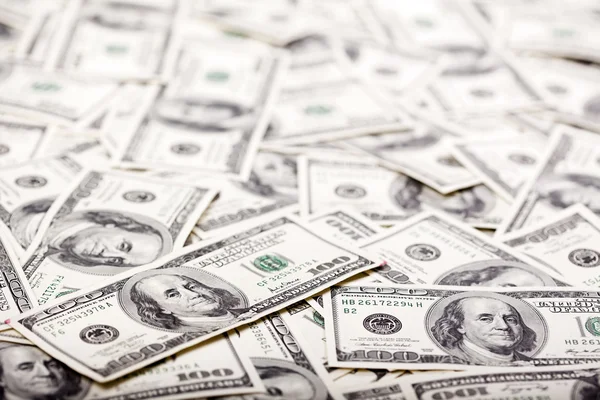 USA Hundred Dollars Bills — Stock Photo, Image