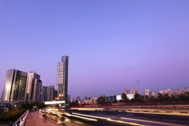 Merkez ilçe girişinde dusk