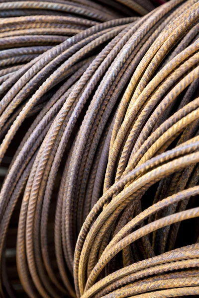 İnşaat için çelik çubuklar — Stok fotoğraf