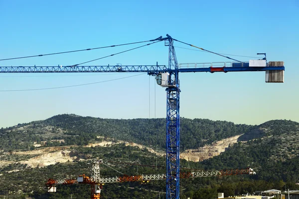 Grúas rurales — Foto de Stock