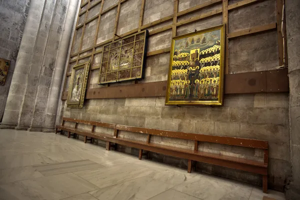 Kutsal sepulchre bazilika tezgah — Stok fotoğraf