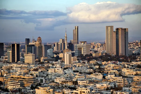 Downtown Tel-Aviv Skyline — Stock Photo, Image