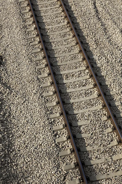 Schräge Eisenbahn — Stockfoto