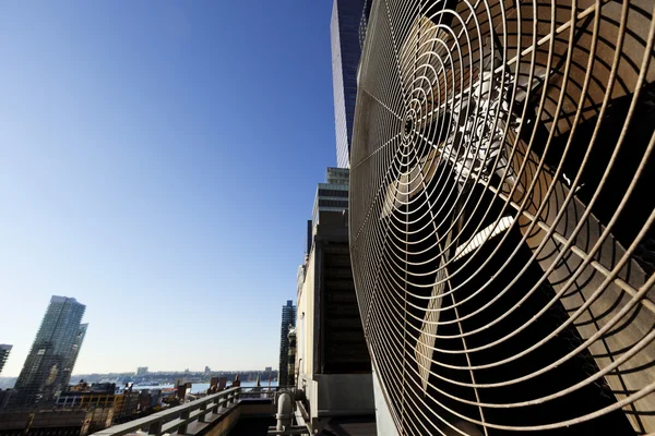 Urban HVAC Air Contidioner Outdoor Unit Manhattan New-York — Stock Photo, Image