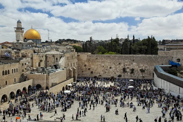 Jeruzalem tempel mount weergave — Stockfoto