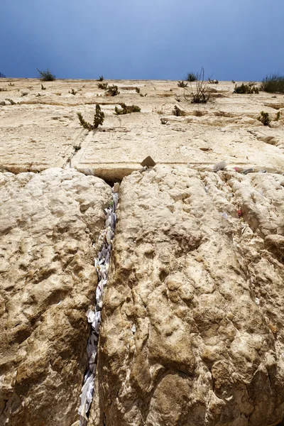 Notes in the Wailing Wall — Stock Photo, Image