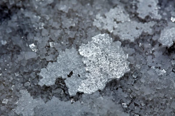 Salt flake makro — Stockfoto