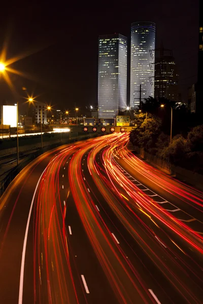 Autopista río al centro —  Fotos de Stock