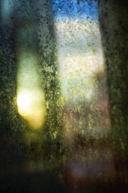 öğleden sonra kirli pencere