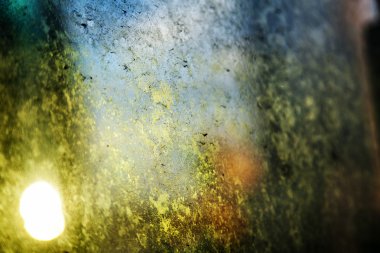 öğleden sonra kirli pencere