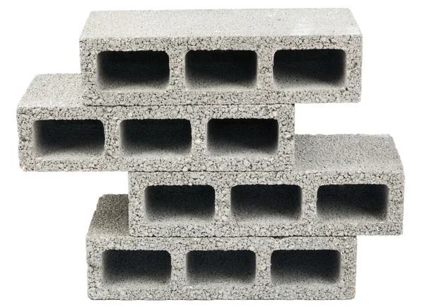 Geïsoleerde constructie blokken - drie — Stockfoto