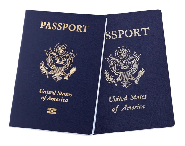 Izolované americké pasy — Stock fotografie