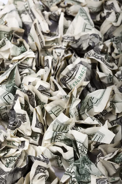 Crimped Cash Background — Stock Photo, Image