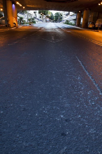 Pouliční tunel za svítání — Stock fotografie