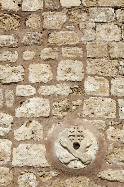 Mur de l'église franciscaine — Photo