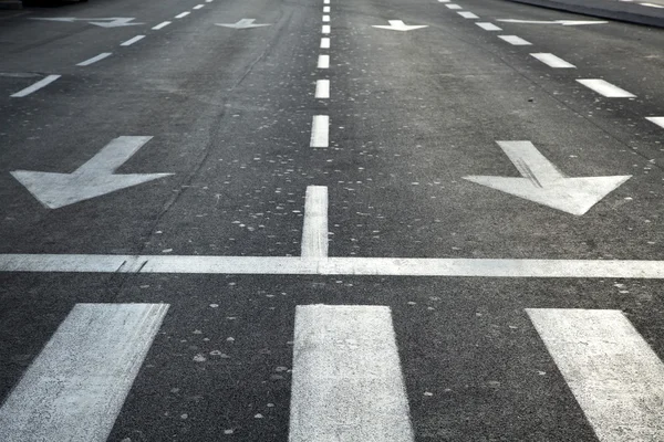 Leere Hauptstraße — Stockfoto