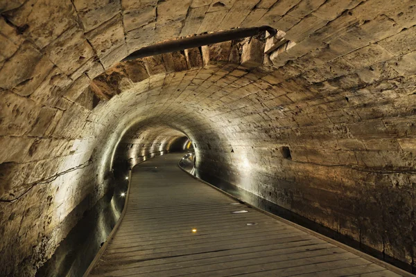 Túnel Templário em Acco — Fotografia de Stock