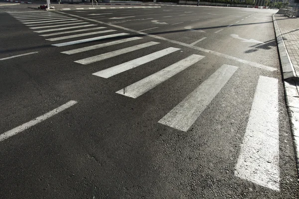 Rua Principal Vago Crosswalk — Fotografia de Stock