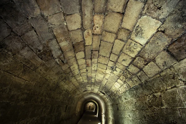 Acco Templar tünelde — Stok fotoğraf