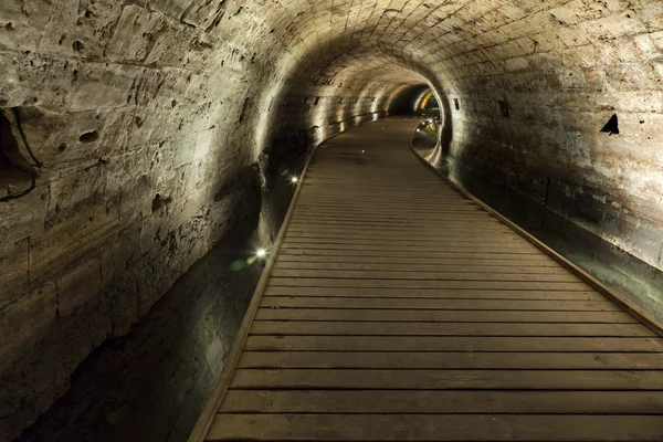 Túnel Templario en Acco — Foto de Stock