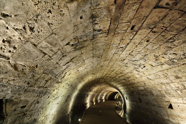 Тамплиерский тоннель в Акко — стоковое фото