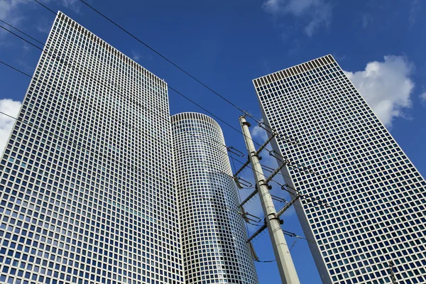 Skyscrapers & Pylon — Stock Photo, Image