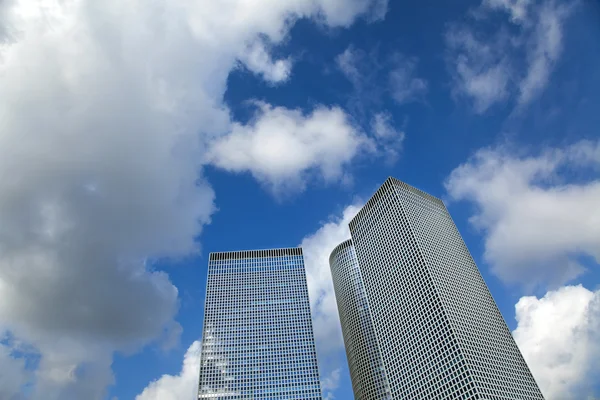 Des gratte-ciel emblématiques Tel-Aviv — Photo