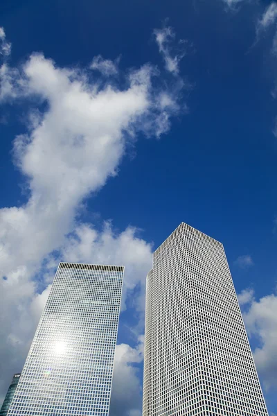 Kultovní mrakodrapy tel-aviv — Stock fotografie