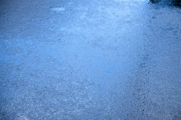 Wet Asphalt Blues — Stock Photo, Image