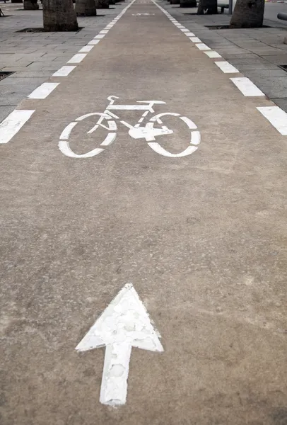 自転車レーン — ストック写真