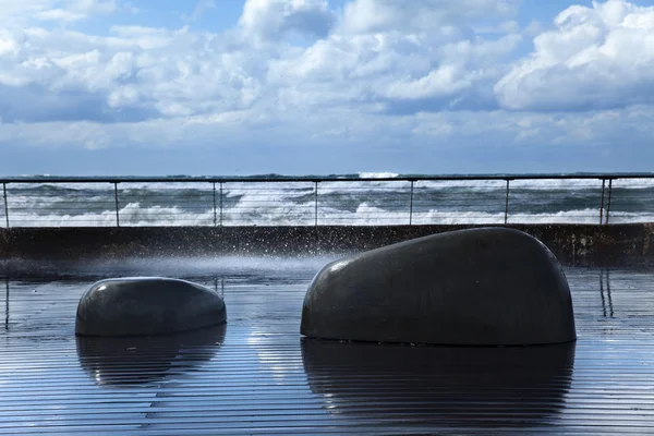 Drenched Boardwalk — Stock Photo, Image