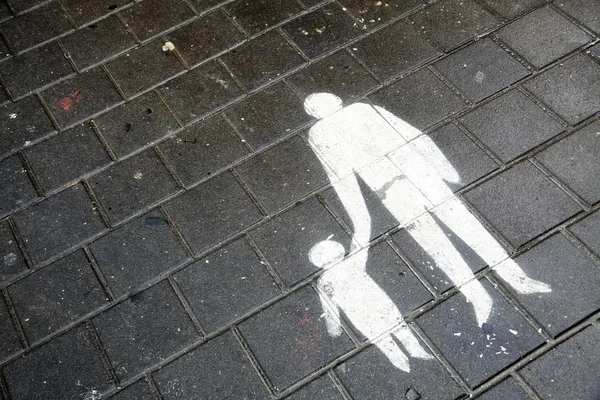 Pavimento para pedestres — Fotografia de Stock