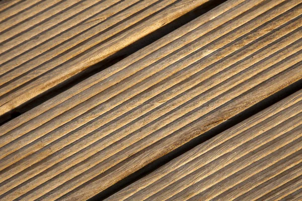 Houten dek close-up — Stockfoto