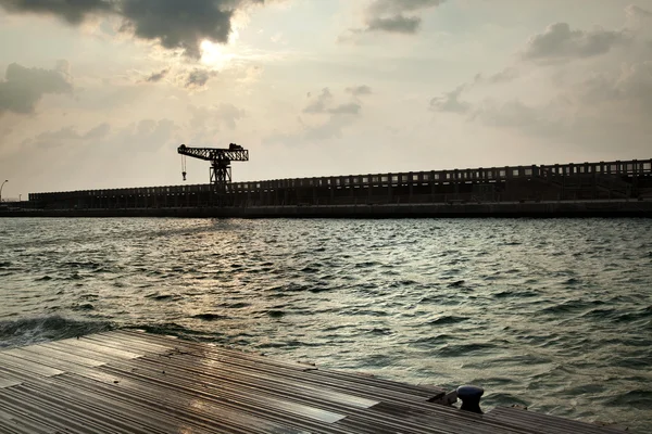 Винтажный порт Inclement — стоковое фото