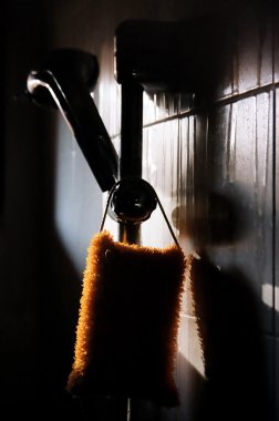 silhoettes kafa duş ve banyo süngeri