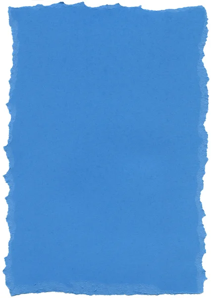 Baby Blue Fiber Paper - Bordi strappati — Foto Stock