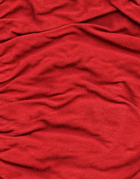 Cotton Fabric Texture - Red — Stock Photo, Image