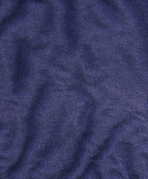 Cotton Fabric Texture - Dark Blue — Stock Photo, Image